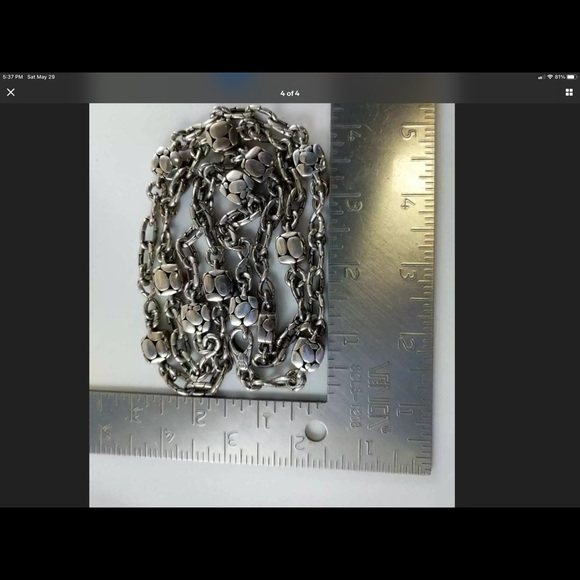 John Hardy 🌺 Approx 48” long length 925 Vintage.  . NO Returns previously - Picture 4 of 4